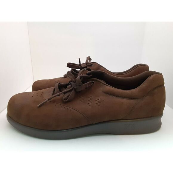 SAS Women's Free Time Chocolate Brown Suede Walking Shoes Sz 10W Tripad Comfort - Picture 10 of 11